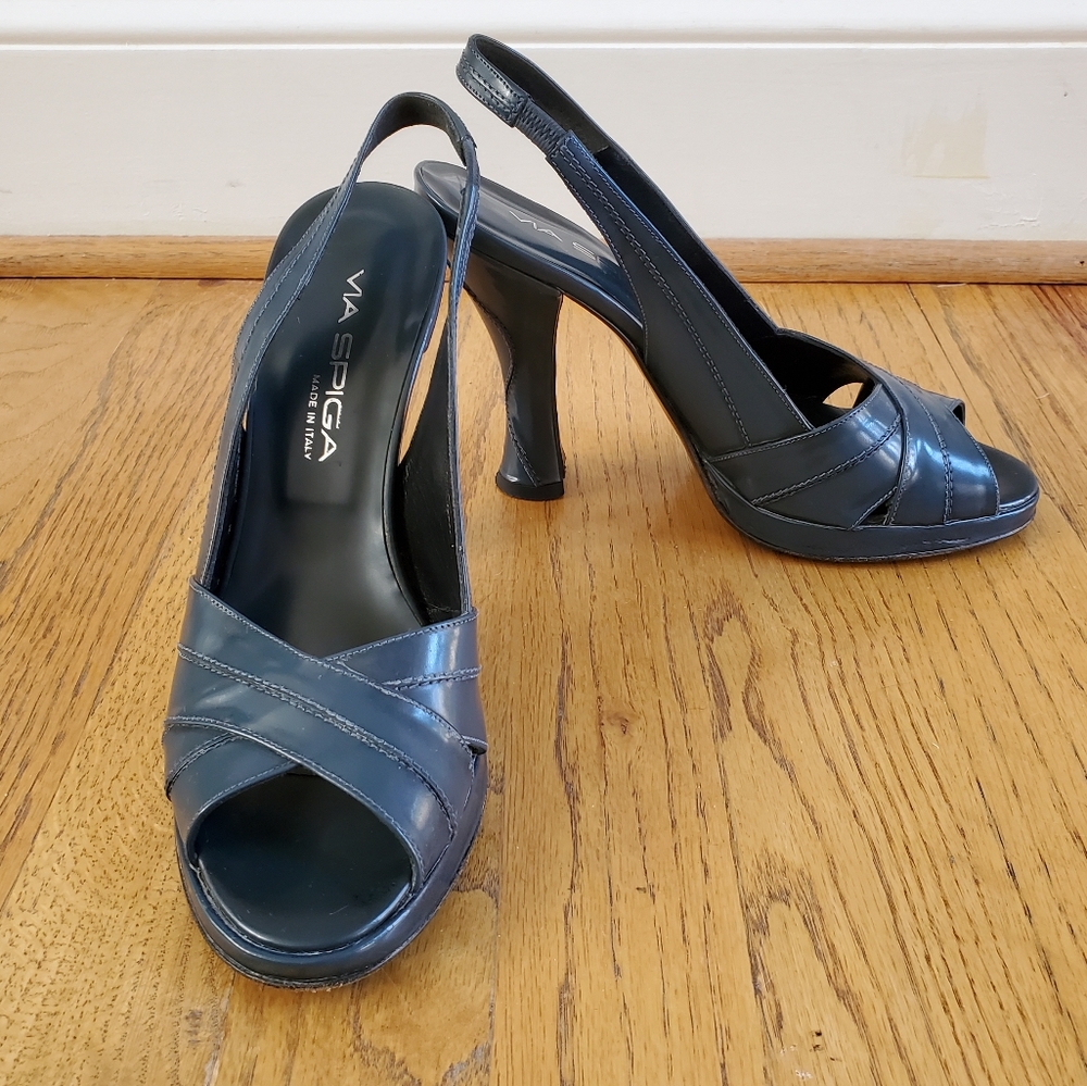 Via Spiga Slingback Sandals Italy!